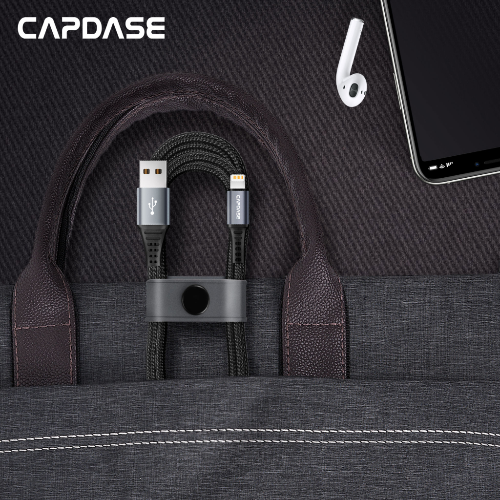 capdase-metallic-la89-สายเคเบิล-usb-1-5-เมตร-สมาร์ทโฟน-สมาร์ทโฟน-แท็บเล็