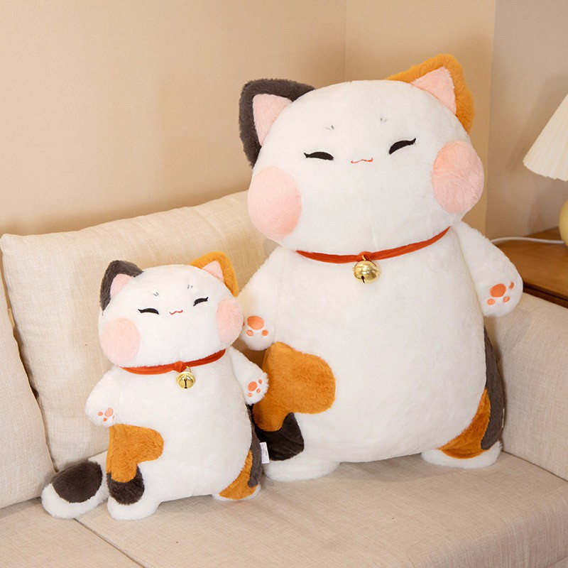 ตุ๊กตา-ตุ๊กตาแมว-ตุ๊กตาแมวญี่ปุ่น-แมวสามสี-แมวส้ม-ตุ๊กตาน่ารัก-พร็อบแต่งห้อง-ของขวัญวันเกิด-ทาสแมว-cat-doll