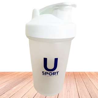แก้วเชคโปรตีน Usport ขนาด 400 ml. แถมลูกเหล็กสแตนเลส Protein Shaker
