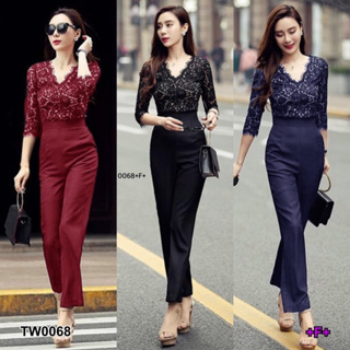 TW0068 Jumpsuit จั้มสูท สุดหรูใส่แล้วดู