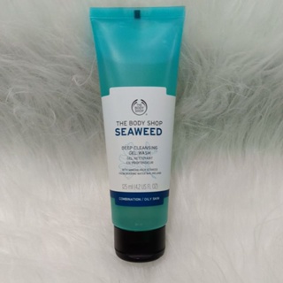 🐳พร้อมส่ง🐳The body shop Seaweed face wash 125ml (เจลล้างหน้า)