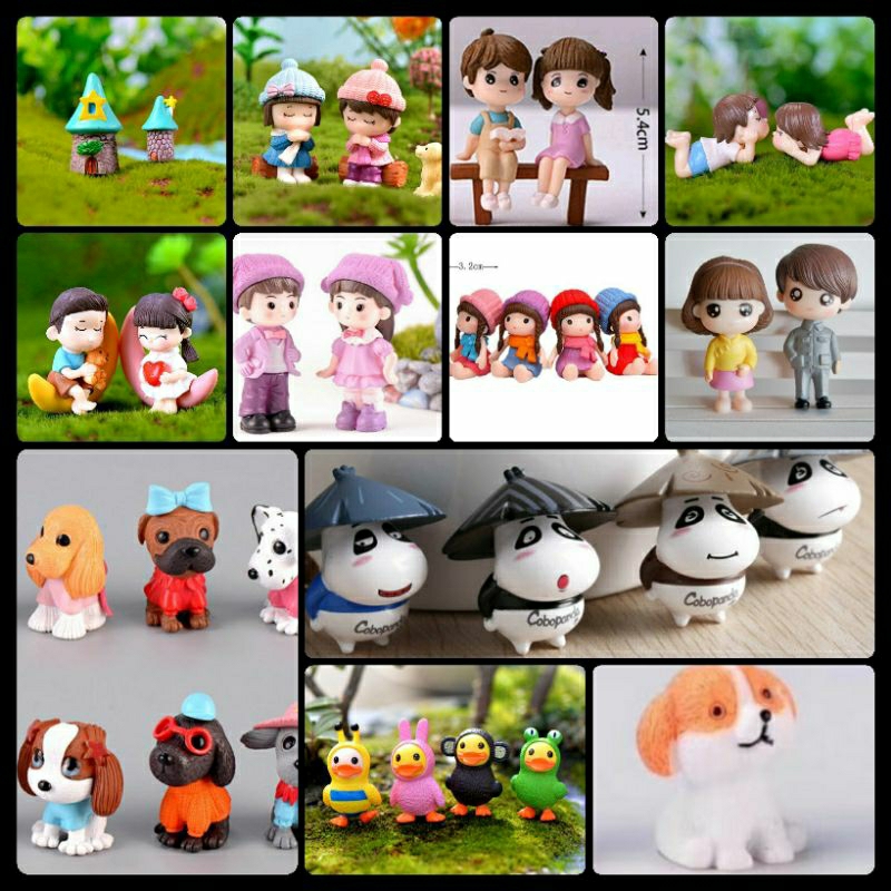 สินค้าพร้อมส่งในไทย-ตุ๊กตาเรซิ่นตัวจิ๋ว-แต่งสวน-แต่งบ้าน-แต่งเค้ก-ตุ๊กตาปักกระถาง-ตุ๊กตาตัวจิ๋ว