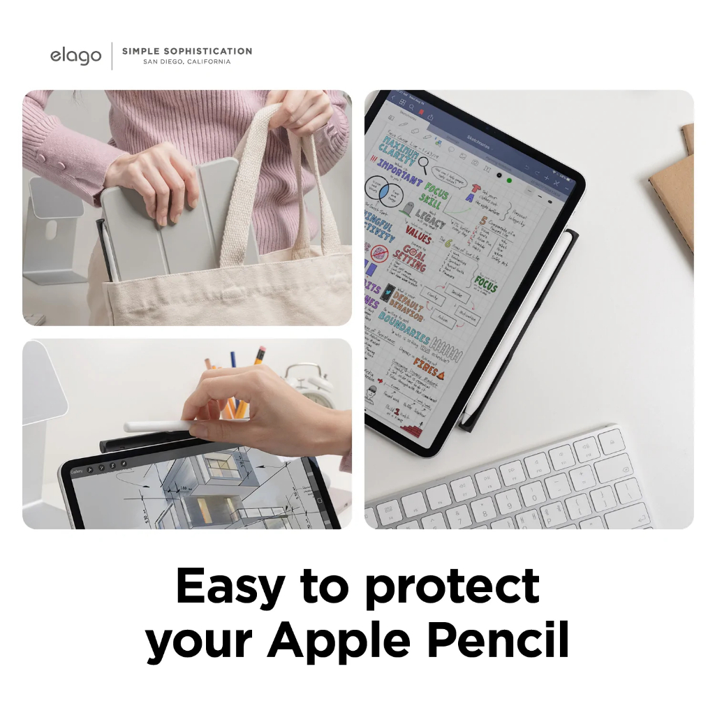 elago-metal-pencil-holder-for-apple-pencil-2nd-generation-ถาดแม่เหล็กสำหรับใส่ปากกายึดกับไอแพด