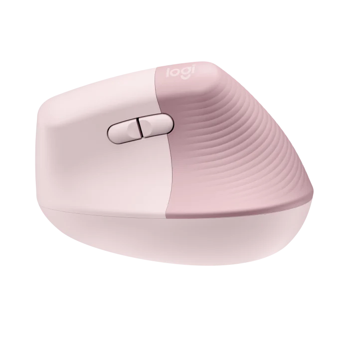 logitech-lift-vertical-ergonomic-mouse-rose-เม้าส์แนวตั้ง-เมาส์เพื่อสุขภาพ-สีชมพู-ของแท้-ประกันศูนย์ไทย-1ปี