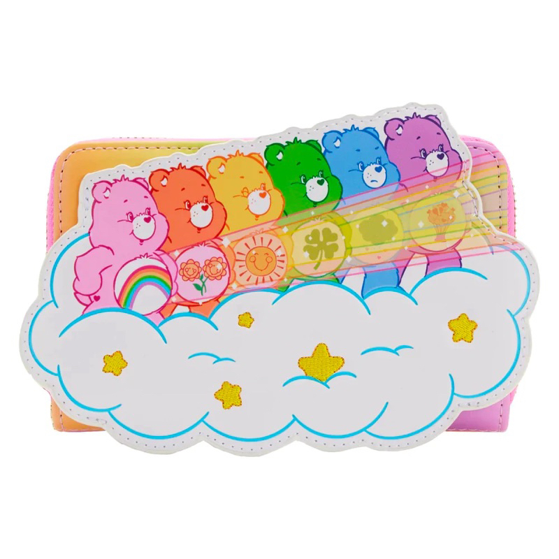 สินค้าใหม่-กระเป๋าสตางค์-แคร์แบร์-รุ่นครบรอบ-40ปี-v-2-care-bears-สินค้านำเข้าจากอเมริกา-แบรนด์เนม