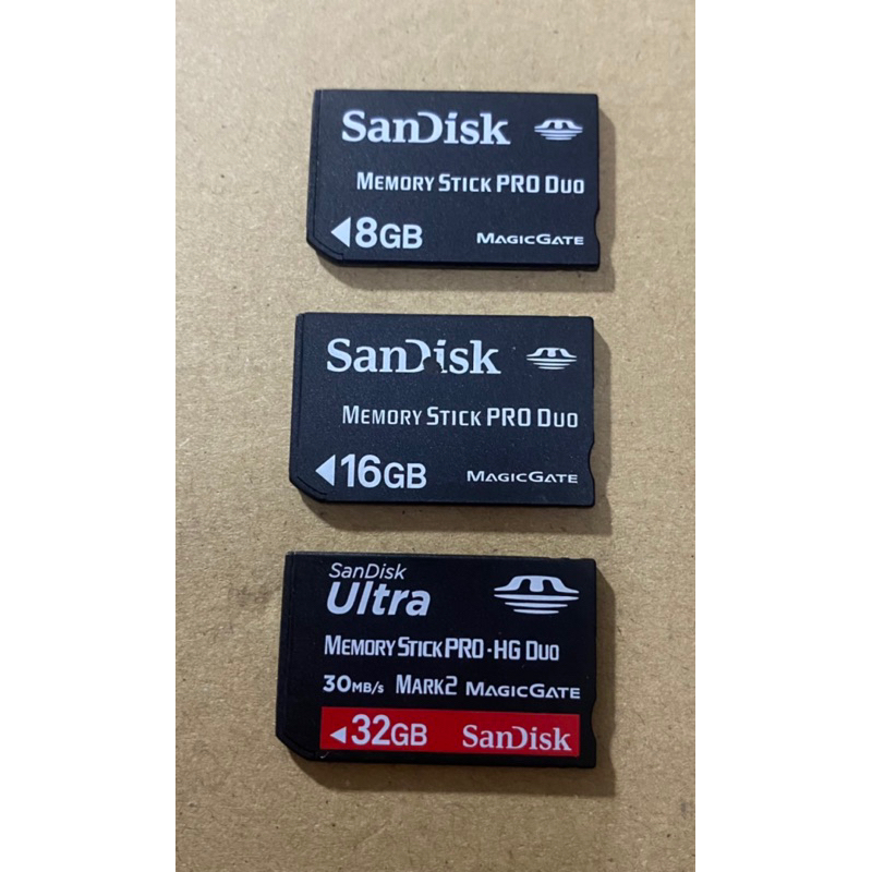 Memory Stick Pro duo เมมโมรี่การ์ดของแท้ ใช้กับกล้องถ่ายภาพดิจิตอลได้ ...