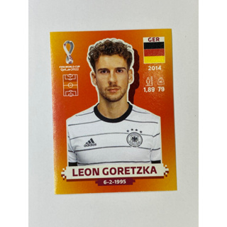 สติ๊กเกอร์สะสม Leon Goretzka ฟุตบอลโลก Worldcup 2022 Germany ของสะสมทีมฟุตบอล เยอรมัน เยอรมนี