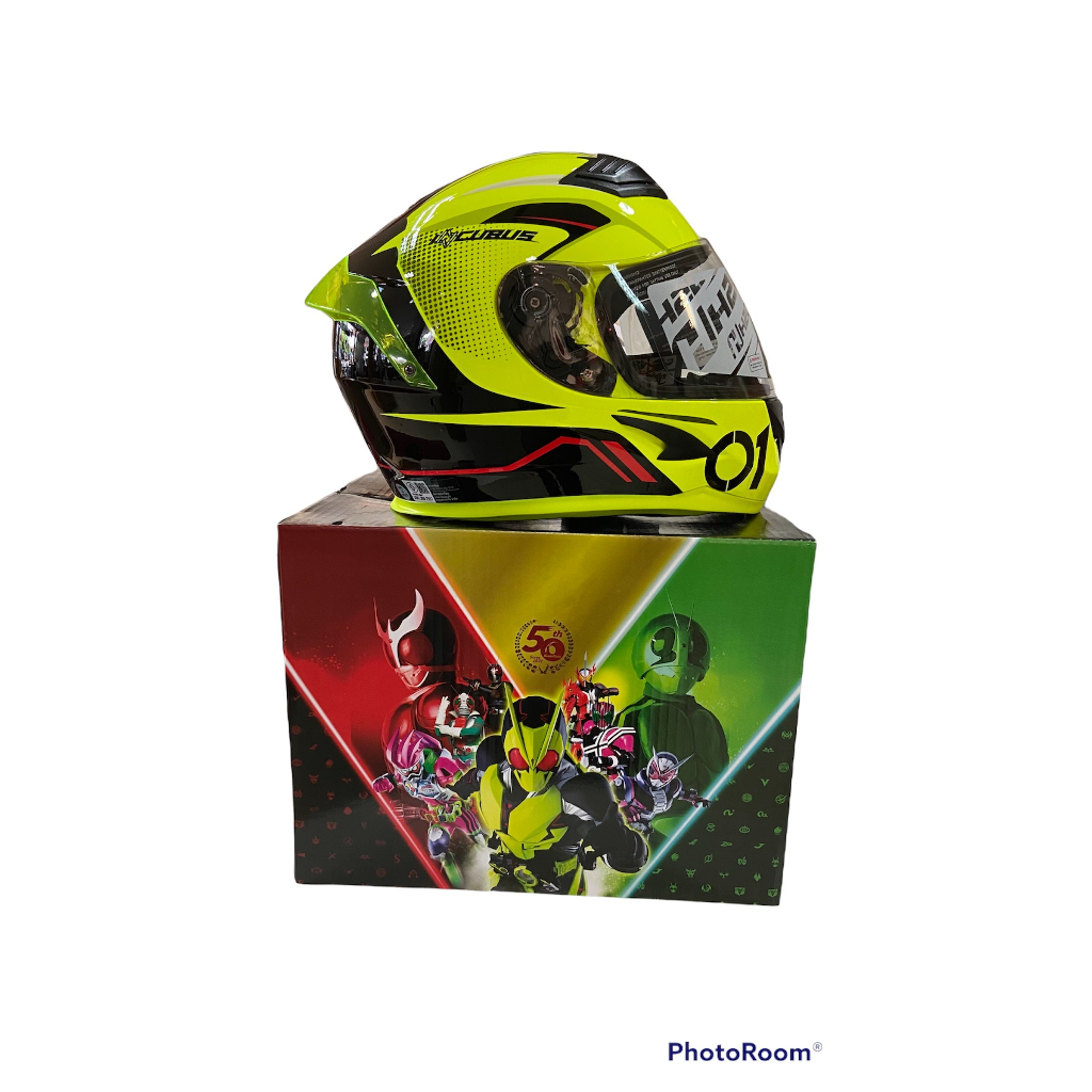 หมวกกันน็อกเต็มใบ H2C แท้ limited edition REIWA MASK RIDER ไอ้มดแดง ...