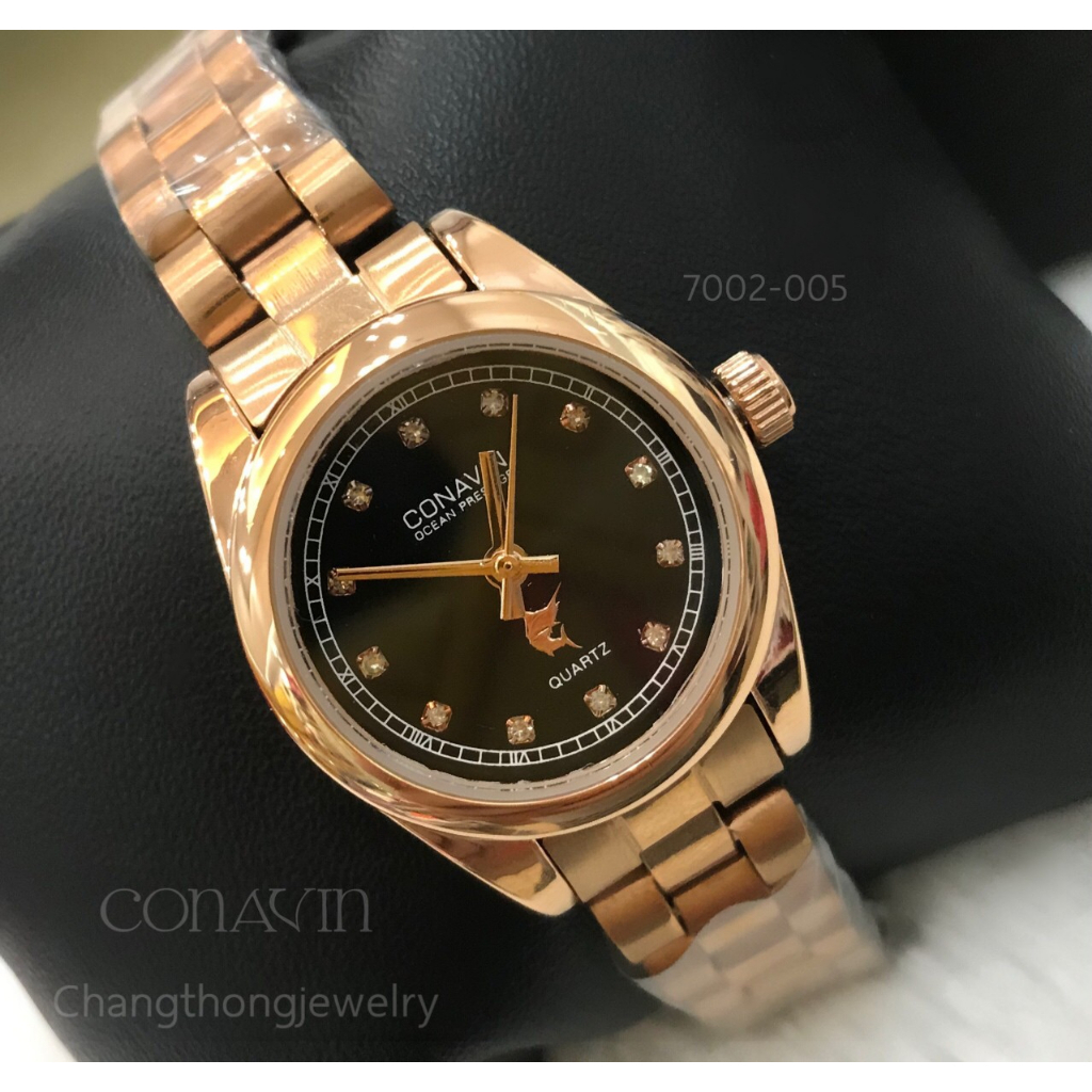 นาฬิกา-conavin-7002-005-ถูกออกแบบมาอย่างเรียบหรู-ดูดี-มีสไตล์-หน้าปัดดีไซต์สวย-ทันสมัย-ช่างทองจิวเวลรี่