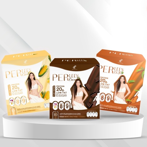 (1 แถม 1 ) โปรตีนเพอลีนอั้มพัชราภา_PERLEEN 1 กล่อง บรรจุ 10 ซอง ...