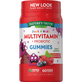 ภาพหน้าปกสินค้ากัมมี่วิตามินรวมสำหรับเด็ก + โปรไบโอติก Multivitamin + Probiotic Gummies for Kids (30/60ชิ้น) 🍓🫐 ซึ่งคุณอาจชอบสินค้านี้