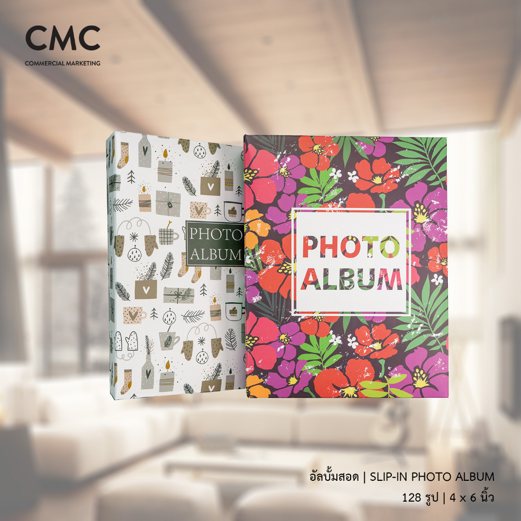 ภาพสินค้าCMC อัลบั้มรูป แบบสอด 128 รูป ขนาด 4x6 4R เล่มเล็ก CMC Slip-in Photo Album 128 Photos จากร้าน livingandmore บน Shopee ภาพที่ 4