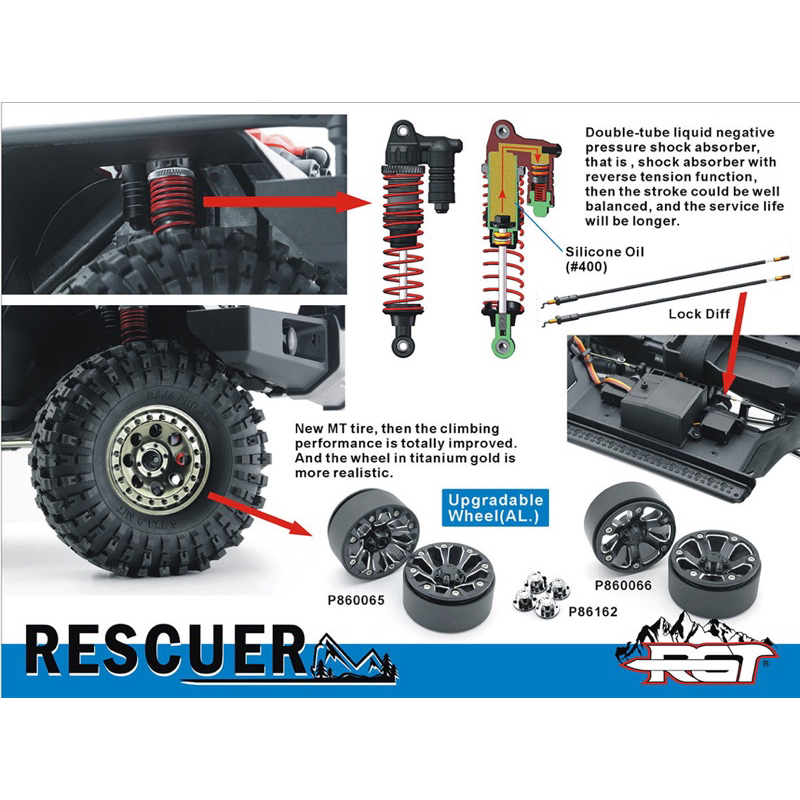 RGT RESCUER RTR EX86190 V2 New 2024 แถมฟรีชุดภายใน สินค้ารับประกันศูนย์ ...