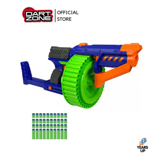 DART ZONE® ปืนของเล่น กระสุนโฟม ดาร์ทโซน แม็กนั่ม เอ็กซ์ทู Magnum X2 Superdrum Blaster (90 FPS) ของเล่นเด็กผช ปืนเด็กเล่น เกมยิงปืน ต่อสู้ (ลิขสิทธิ์แท้ พร้อมส่ง) Adventure Force soft-bullet gun toy battle game