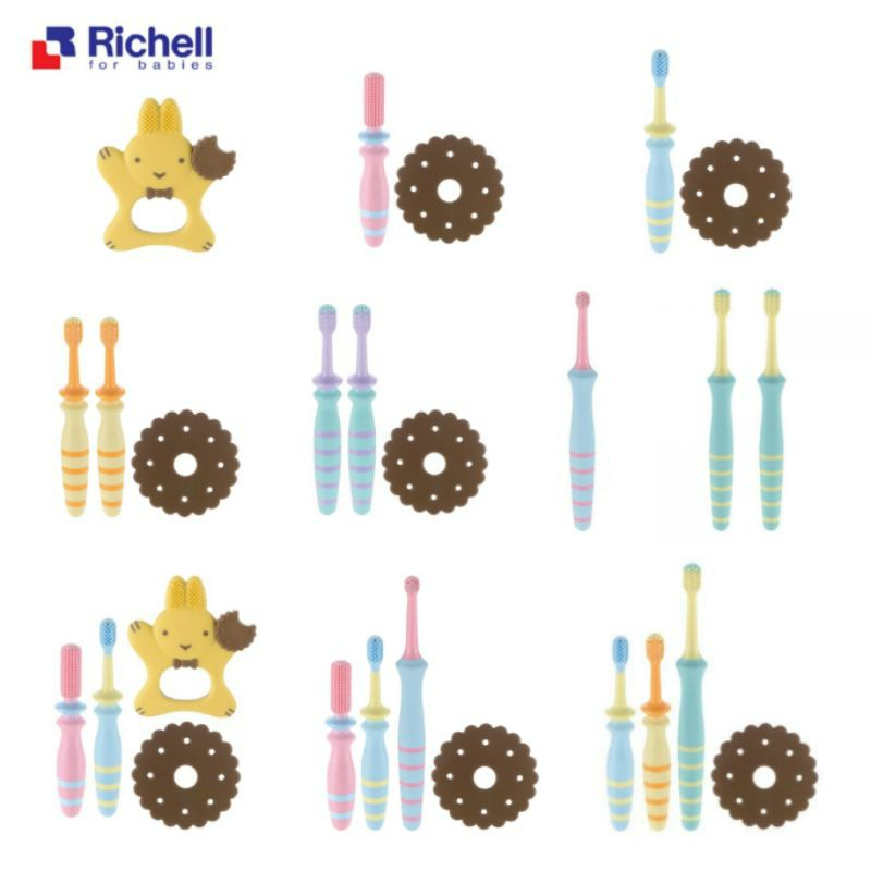 ภาพหน้าปกสินค้าRichell ริเชล แปรงสีฟัน​เด็ก Baby Toothbrush
