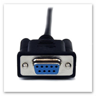 DB9 Serial RS232 Female to DB9 Female Connectors แบบตรง(Straight-Through)ยาว 1.8M/3M/5M