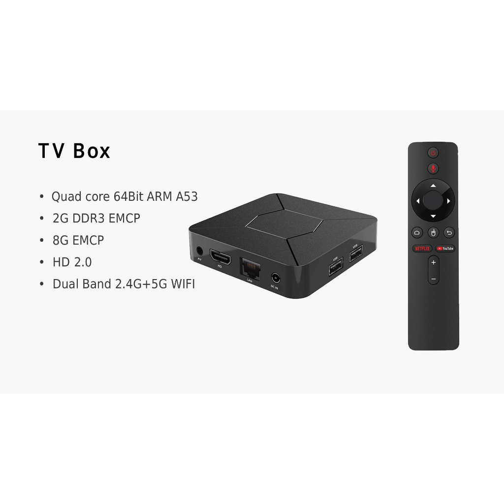 ad0077ฟรีเมาส์ไร้สาย-กล่อง-android-tv-box-รุ่นq5-ฟรีแอพ-แรม-2gb-8gb-wifi-5g-bluetooth-cpu-h313-android-10-รองรับlan100m