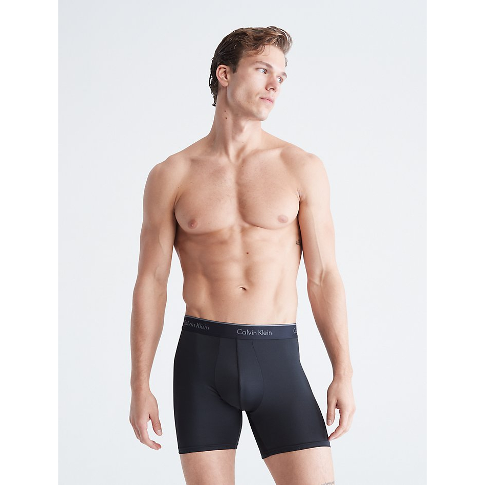 กางเกงในชายผ้าโพลีเอสเตอร์ck-mens-underwear-micro-stretch-boxer-brief-แบ่งขายได้1ตัว