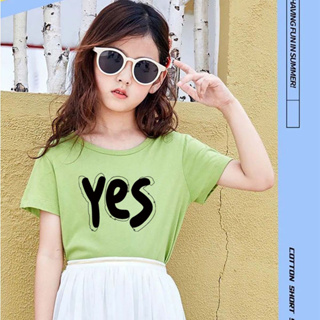 K-2376-SHORT  3สี เสื้อยืดแขนสั้นเด็กสไตส์เกาหลี สกรีนลายการ์ตูนน่ารักใส่ได้ทั้งหญิงและชาย ผ้าโพลีเอสเตอร์ ใส่สบาย