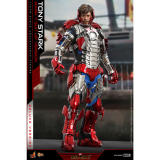 พร้อมส่ง! ฟิกเกอร์ Hot Toys MMS600 1/6 Iron Man 2 - Tony Stark Mark V Suit up Version (Deluxe Version)