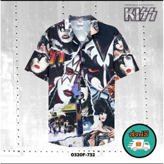 เสื้อฮาวาย_วงkissลิขสิทธิ์แท้(w004)