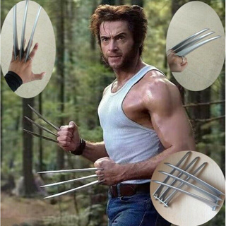กรงเล็บวูฟเวอร์ลีน X-men Wolverine CLAW วัสดุเหล็กอัตราส่วน 1:1 (ไม่ลับคม)
