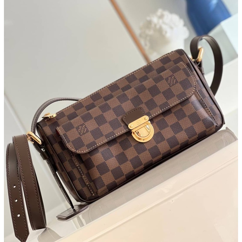 พร้อมส่งlouis-vuitton-ravello-damier-gm-bag-เทพ-size-27x15x10-cm