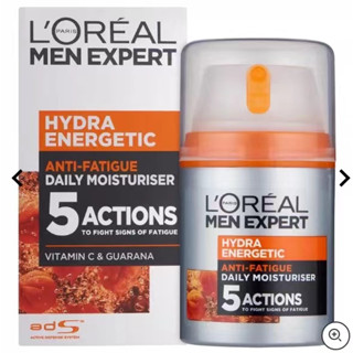 LOreal mens energy wake-up lotion skin care oil control moisturizing moisturizing lotion face cream