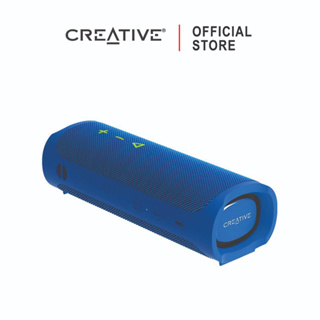 CREATIVE Muvo Go (Blue) ลำโพง Bluetooth® 5.3 พกพากันน้ำได้ สีน้ำเงิน