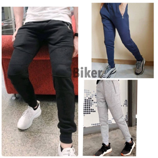 สินค้า ⚡️F08⚡️กางเกงขายาวBiker[มีซิป] Jogger pants