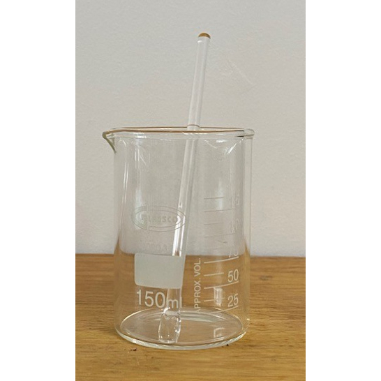 ชุดแท่งคนสาร-กับ-บีคเกอร์แก้ว-beaker-150ml-250ml-400ml-600ml-ยี่ห้อ-glassco-ประเทศ-อังกฤษ