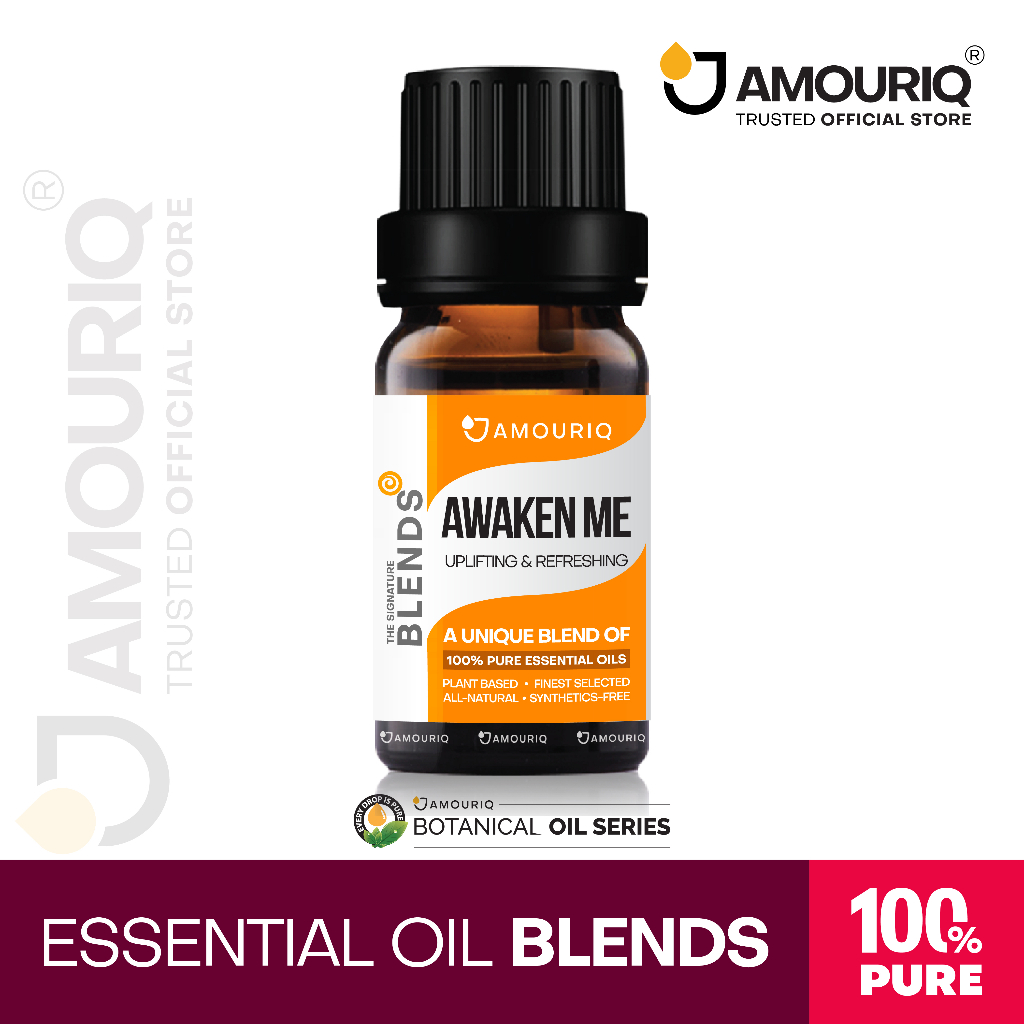 amouriq-น้ำมันหอมระเหย-บริสุทธิ์-แท้-100-pure-essential-oil-blend-awaken-me-aromatherapy-diffuser-อโรมา-กลิ่นหอมสดชื่น