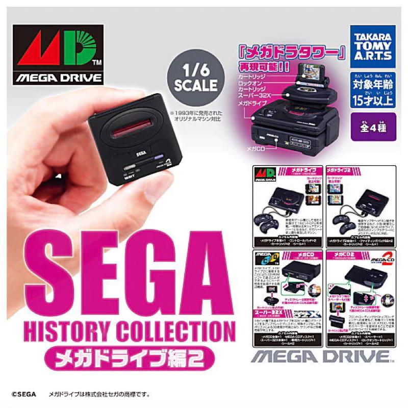 Gashapon SEGA History Collection Mega Drive Vol.2 กาชาปอง | Shopee Thailand