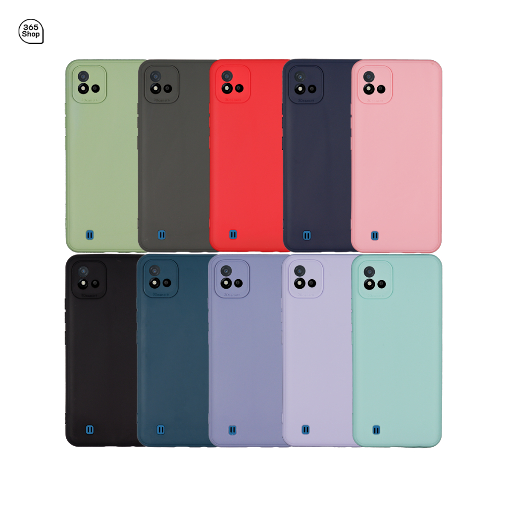 ภาพหน้าปกสินค้าเคส Realme C11 2021 เรียวมี ซี11 2021 เคสซิลิโคนนิ่ม กันกล้อง สีพาสเทล TPU หนา