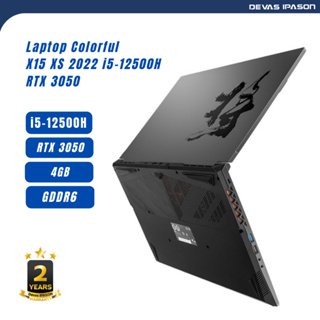 สินค้า COLORFUL Laptop รุ่น X15 XS 2022 i5-12500H/RTX 3050 Gaming - Gray B-G-SA
