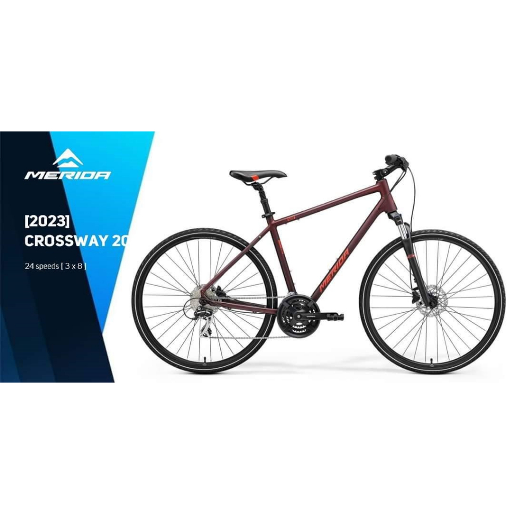 new-merida-crossway-20-จักรยานไฮบริด-ดิสค์เบรค