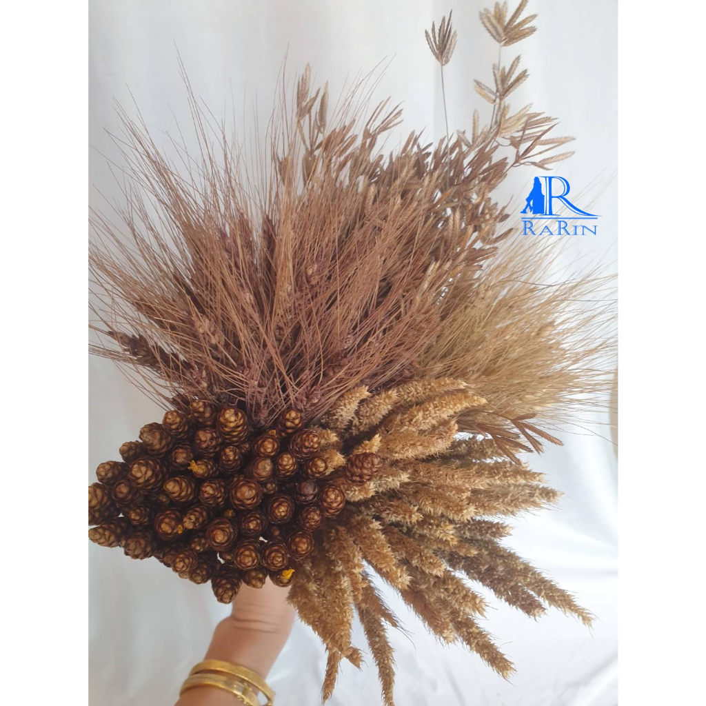 Rarin ดอกไม้แห้ง (โทน สีธรรมชาติ ) พร้อมส่งในไทย ส่งไว สินค้า ตรงปก ...