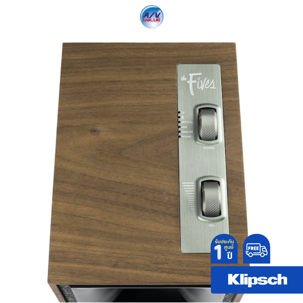 klipsch-the-fives-powered-speakers-walnut