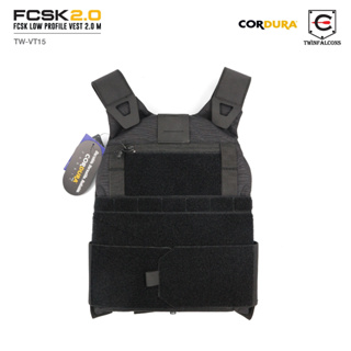 เสื้อเกราะ FCSK 2.0 Plate Carrier ( Twinfalcons ) วัสดุผ้า Delustering Cordura 500D  Easily adapted with MK3 , MFC2.0, o