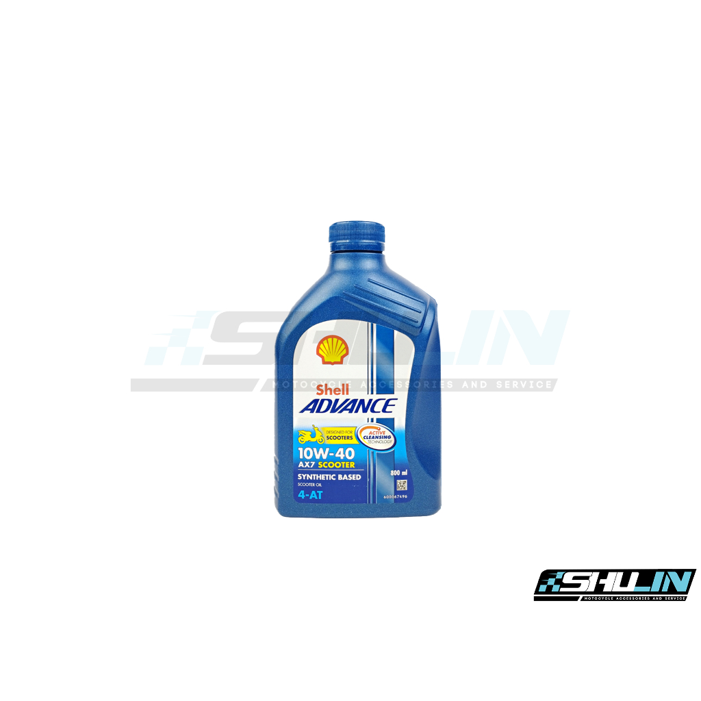 น้ำมัน SHELL ADVANCE รุ่น AX7 SCOOTER 4-AT 10W-40 0.8L | Shopee Thailand