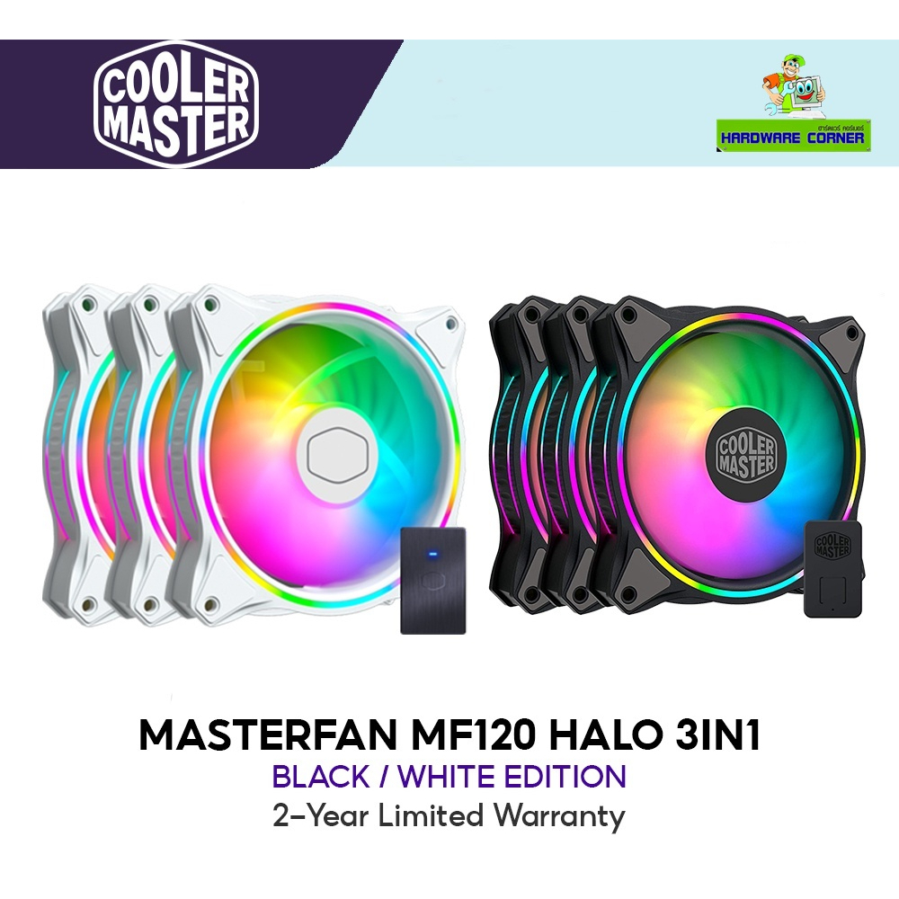 ภาพหน้าปกสินค้าCooler Master MASTERFAN MF120 HALO ARGB (Single Pack) (MFL-B2DN-18NPA-R1) จากร้าน hardware_corner บน Shopee