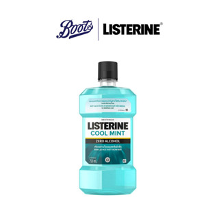 LISTERINE ลิสเตอรีน คลูมินท์ซีโร่ ไม่แสบปาก น้ำยาบ้วนปาก 750มล.