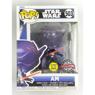 Funko Pop Star Wars - AM  [เรืองแสง] #503 (กล่องมีตำหนินิดหน่อย)