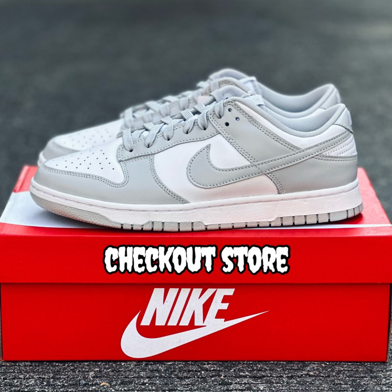 nike-dunk-low-grey-fog-แท้