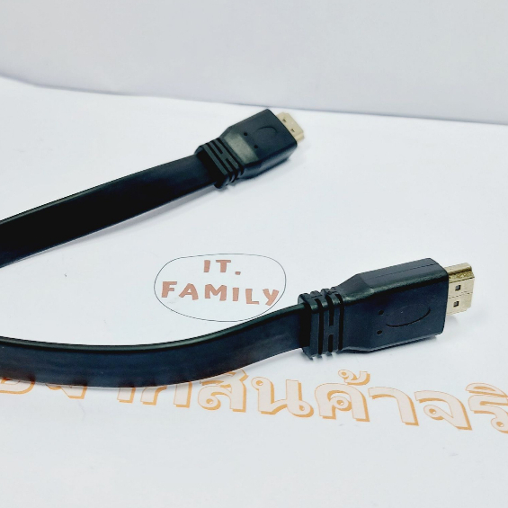 cable-hdmi-1-4-m-m-ยาว-30-cm-สายแบน-สีดำ-ออกใบกำกับภาษีได้