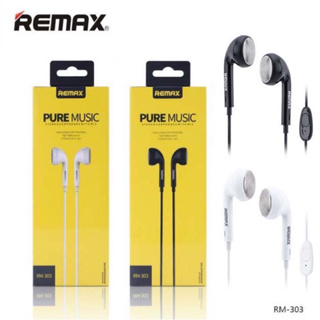 Remax RM-303 ของแท้   หูฟัง รีแม๊กซ์  headphone smalltalk