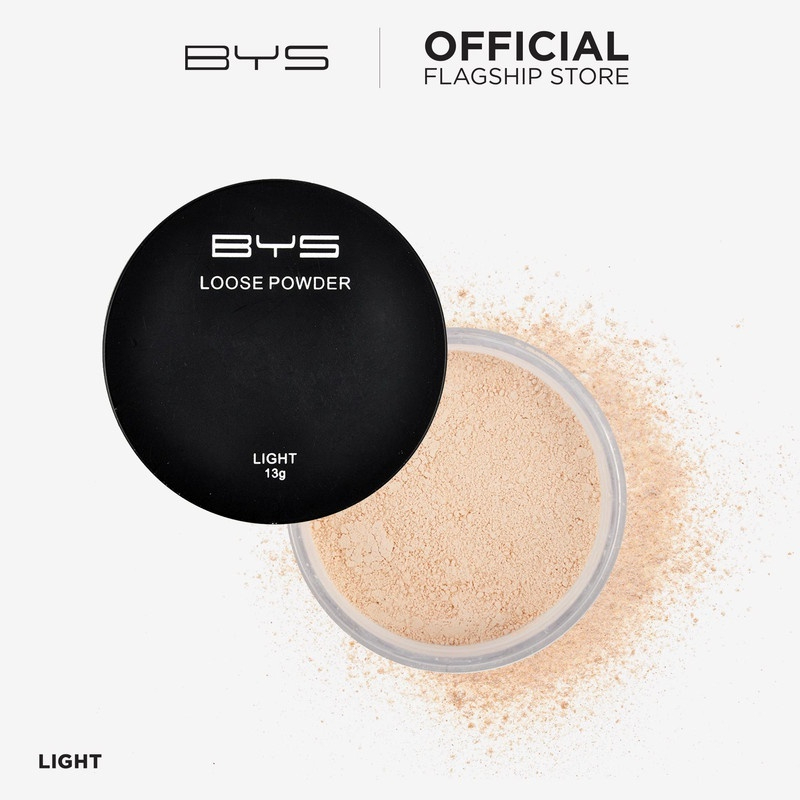 bys-cosmetics-loose-powder-with-puff-light-13-g-แป้งฝุ่น-สัมผัสบางเบา-ผิวหน้าเนียนใส