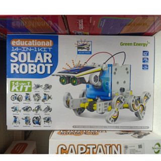 👑พร้อมส่งจากไทย👑 DIY Educational Solar Robot 14 in 1 หุ่นยนต์พลังงานแสงอาทิตย์ประกอบได้ 1 แบบ