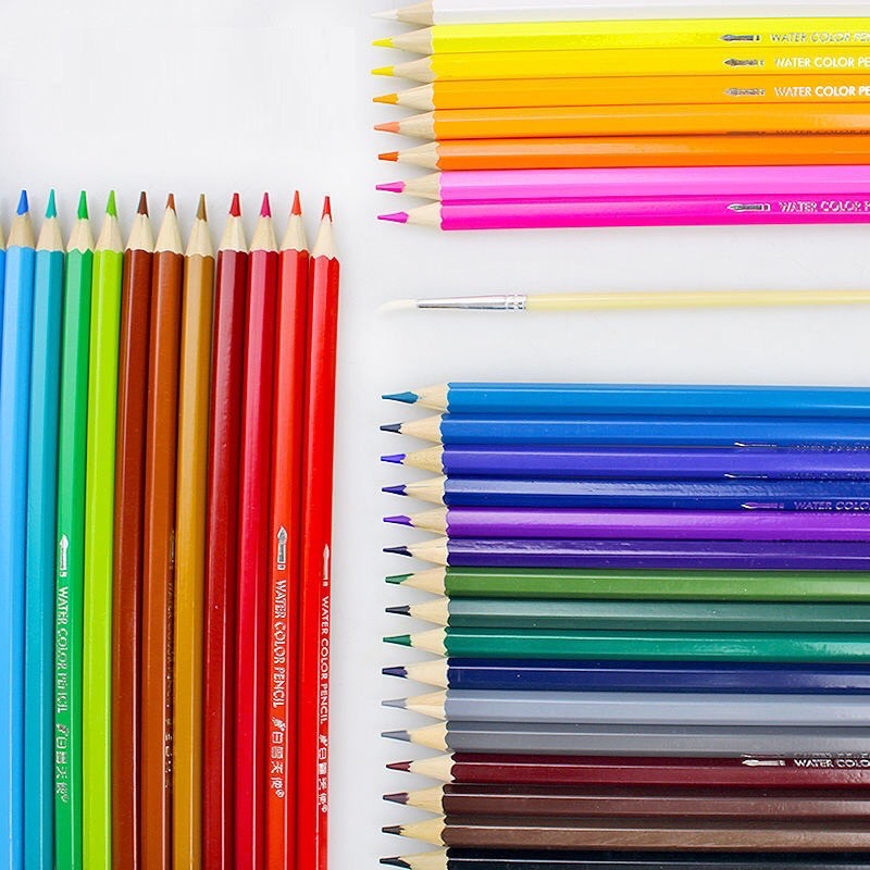 ส่งจากไทย-ดินสอสีไม้ระบายน้ำ-ดินสอสี-สีระบายน้ำ-สีระบายน้ำได้-อุปกรณ์เครื่องเขียน-ของเล่นศิลปะ