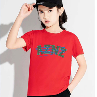 K-2360-SHORT  7สี เสื้อยืดแขนสั้นเด็กสไตส์เกาหลี สกรีนลายการ์ตูนน่ารักใส่ได้ทั้งหญิงและชาย ผ้าโพลีเอสเตอร์ ใส่สบาย